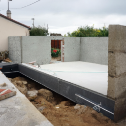 Agrandissement terrasse pour jardin suspendu Ronchin